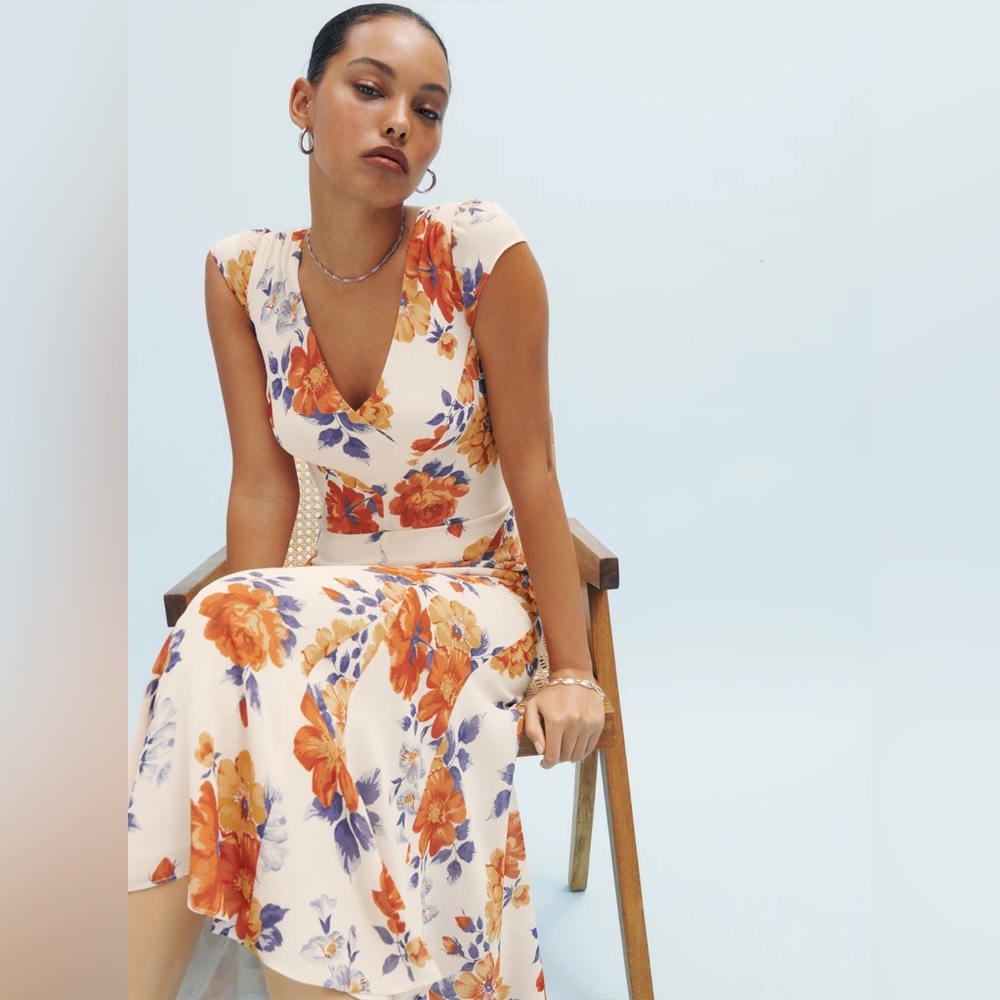 Brand new reformation baden dress